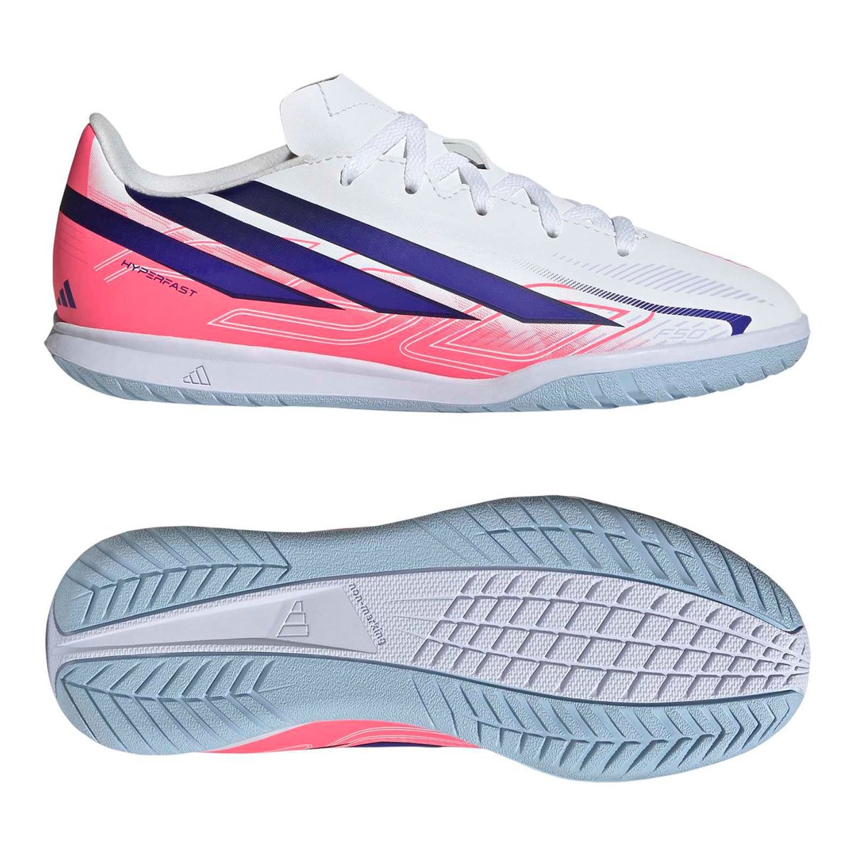 Adidas F50 Hyperfast Club Indoor Kids Fotbollsskor - Bild 4