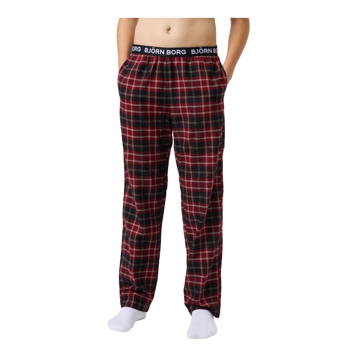 Björn Borg Core Flannel Pyjama Pants Jr Pyjamasbyxor - Bild 6