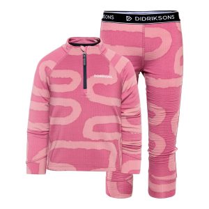Didriksons Jadis Printed Kids’ Set Underställ