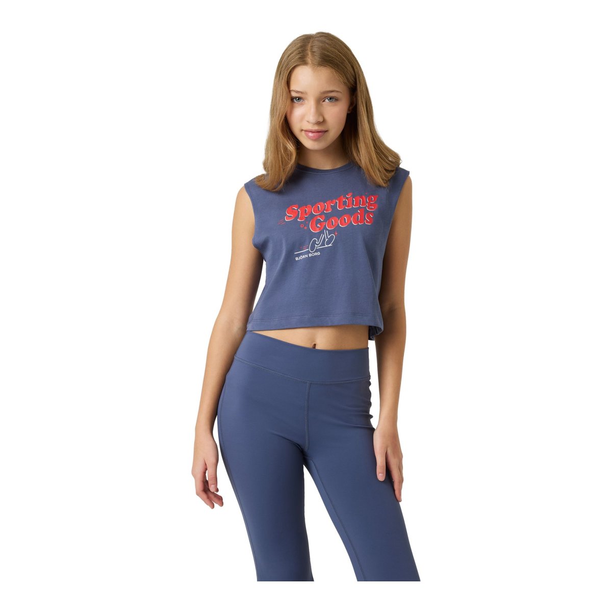 Björn Borg Borg Cropped Tank Top Jr Träningslinne - Bild 2