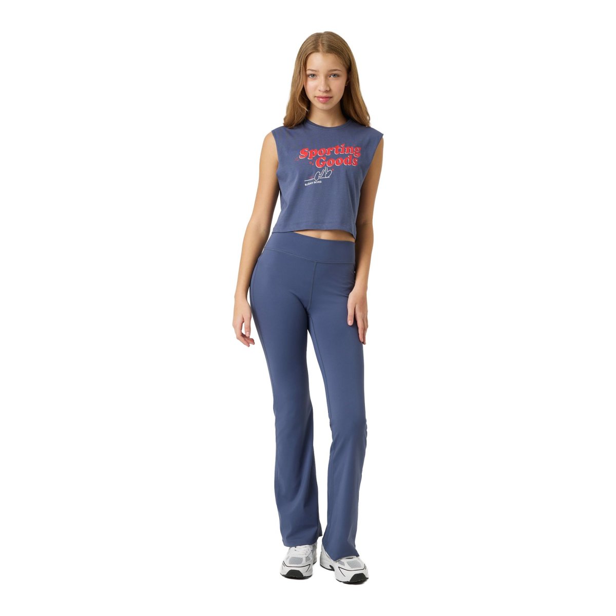 Björn Borg Borg Cropped Tank Top Jr Träningslinne - Bild 4