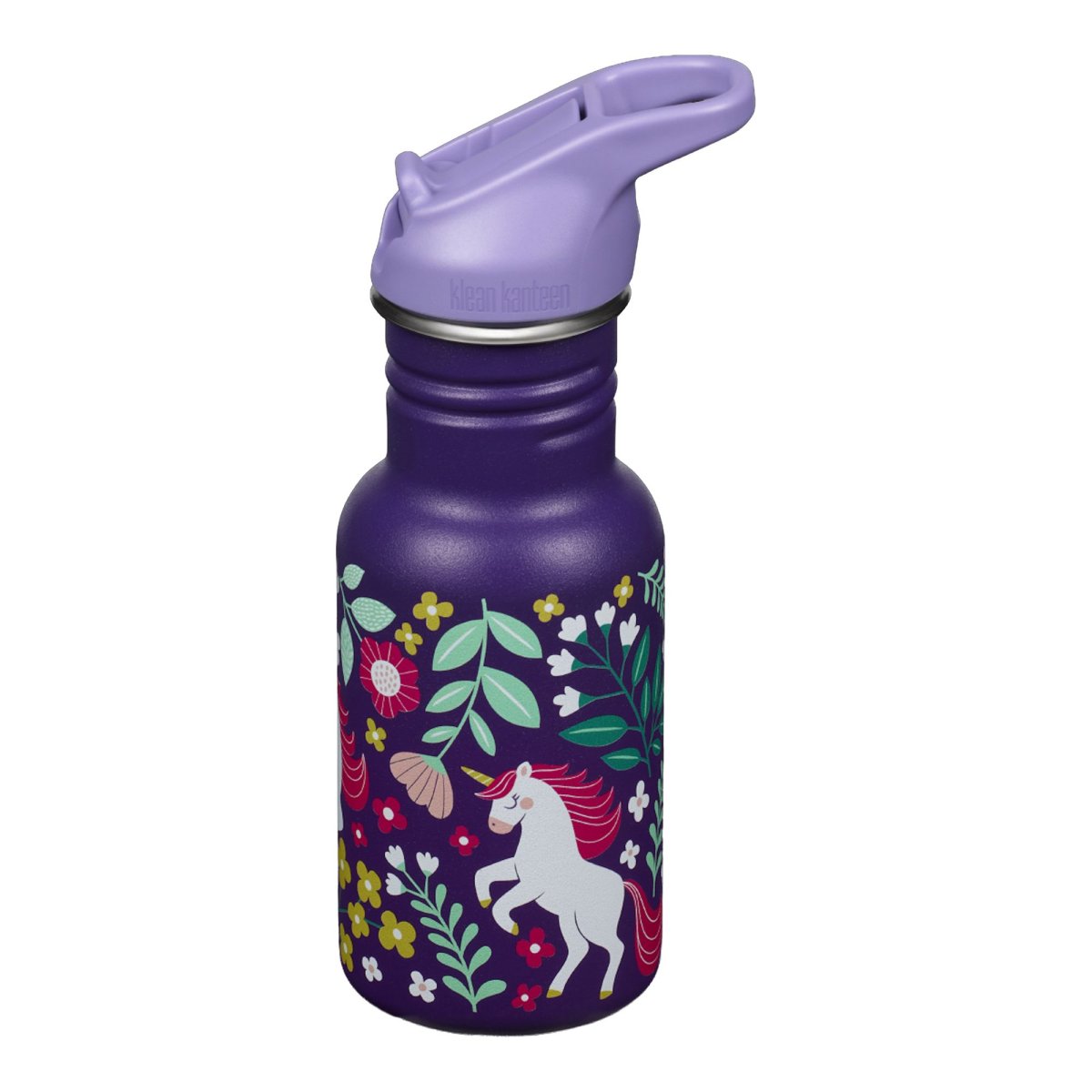 Klean Kanteen Kid Classic Narrow (W/Flip Seal Sport Cap W/Straw) 355ml Flaska - Bild 2